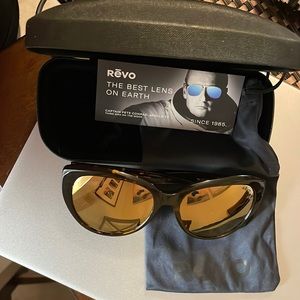 New Revo sunglasses! Cat eye retro tortoise rose